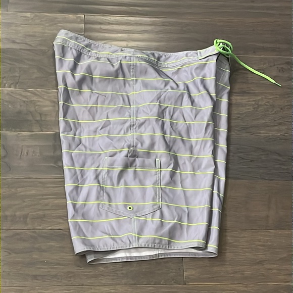 Stussy Cargo Board Shorts Swim Trunks Surfing Unlined new Stripe Mens Sizes - Picture 3 of 11